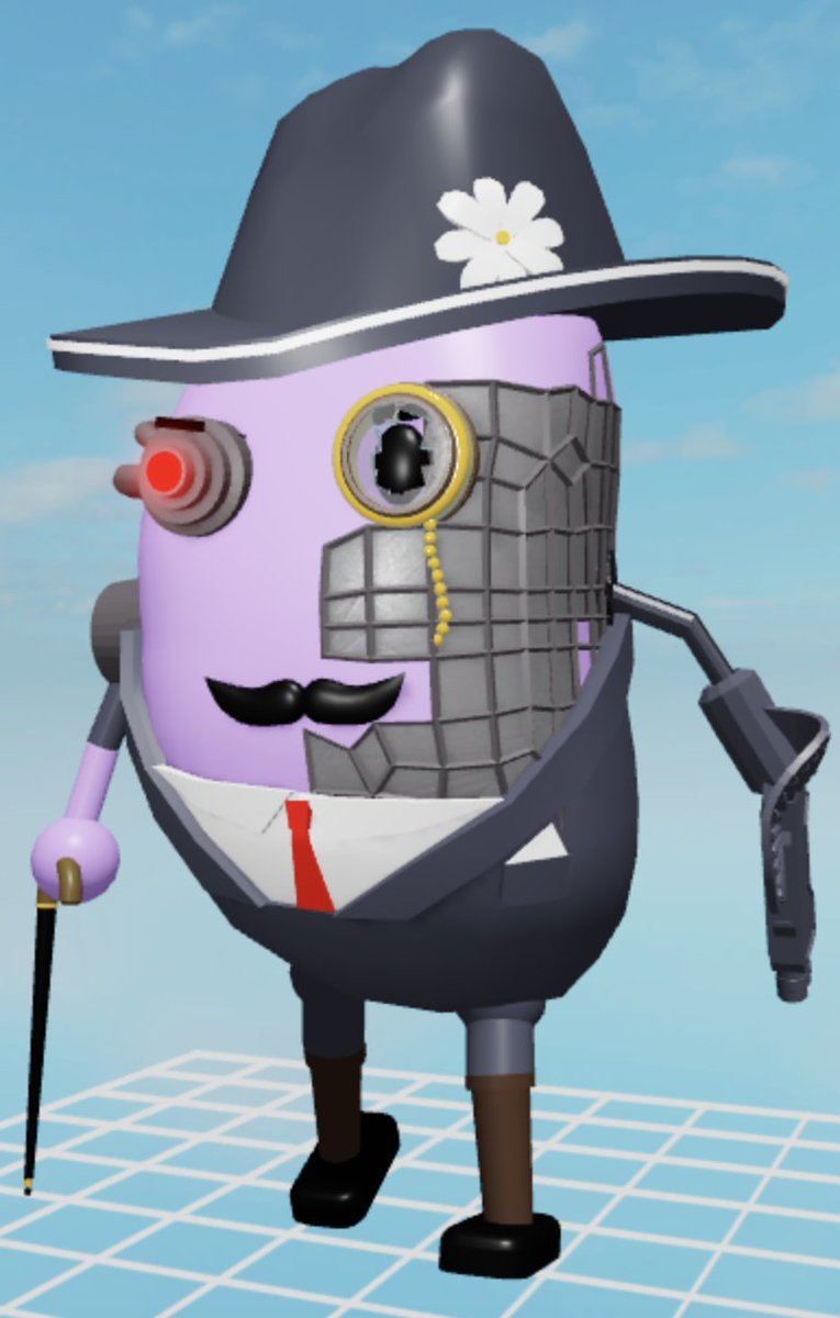 Piggy News No Twitter Skins Changes Here S Another Version Of What Cyborg Mr P Might Look Like Made By Tenflea - redesign mr p roblox