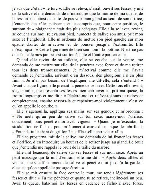 Description d'une scène de sodomie dans le palais du Calife Harun al Rachid :