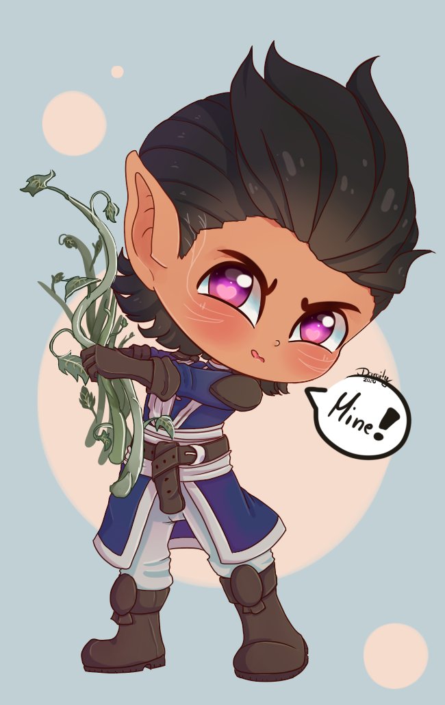 Chibi Potato Drawing