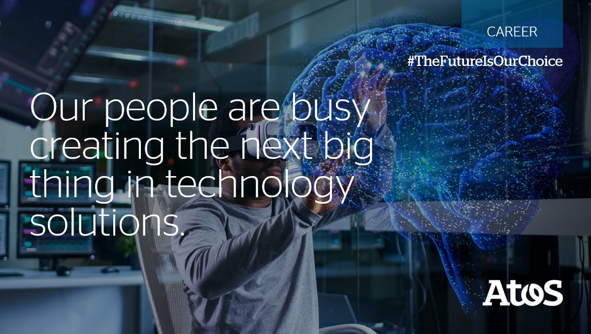 Over 2300 experts and scientists work in an energizing environment to craft the Atos group’s vision for the #FutureofTech. Why not join our Scientific Community where innovation and collaboration are encouraged and R&amp;D invested in? 👉okt.to/NJtwPM
#TheFutureIsOurChoice