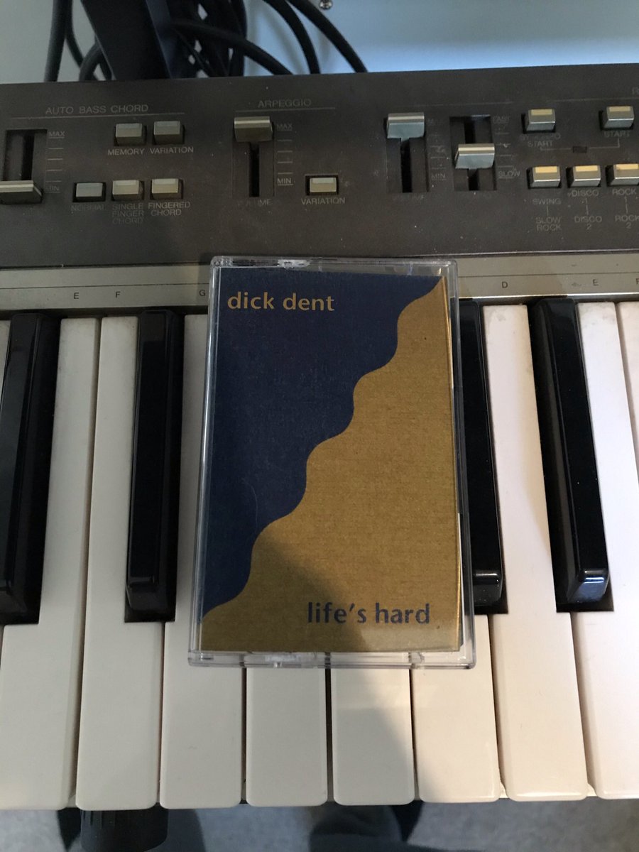 happy friday - i have two cassettes left for life’s hard and then that’s it - get yourself some obsolete media before it’s too late dickdent.bandcamp.com/album/lifes-ha…