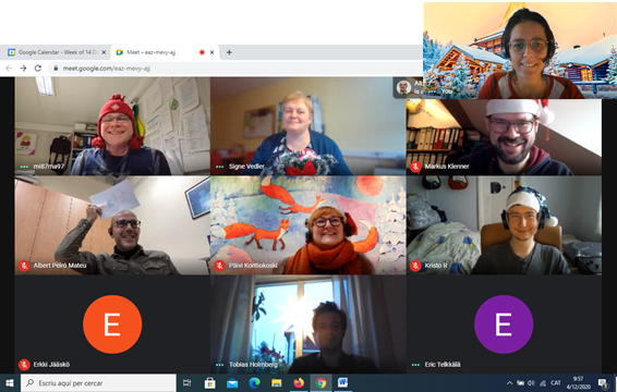 XarxaFP_SG's tweet photo. 🧩News on the @EUErasmusPlus #KA2 #PELEproject led by Rovaniemi @redukoulutus!
1⃣ #Digitalplatform up and (almost) running!
2⃣ German🇩🇪 & Finnish 🇫🇮partners present coaching programmes models
3⃣Brainstorming on web content
4⃣Website getting nicer...💄
🎄Happy Xmas from us all! https://t.co/qE0LNziIcm