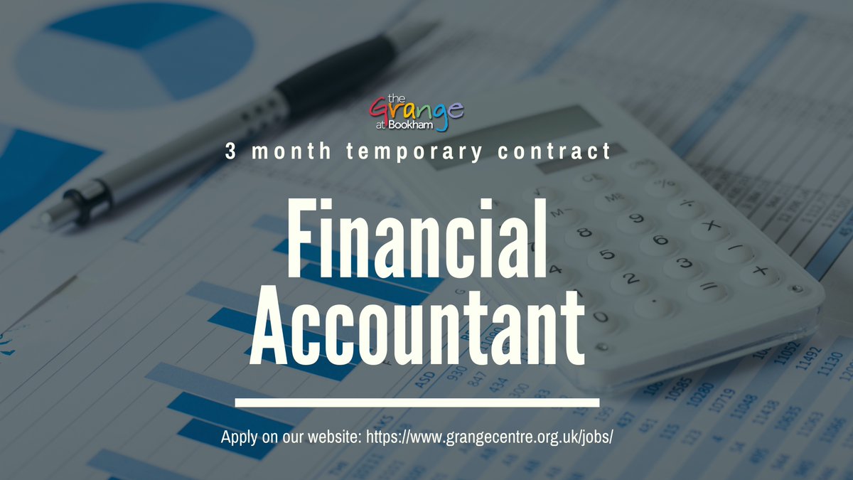 Temporary*Finance Accountant*3 mth contract
Have experience of #Sage? We're getting a new financial management system &amp; need a naturally collaborative accountant with strong communication skills to assist with a successful transition. Apply: grangecentre.org.uk/temp-financial…
#vacancy #job