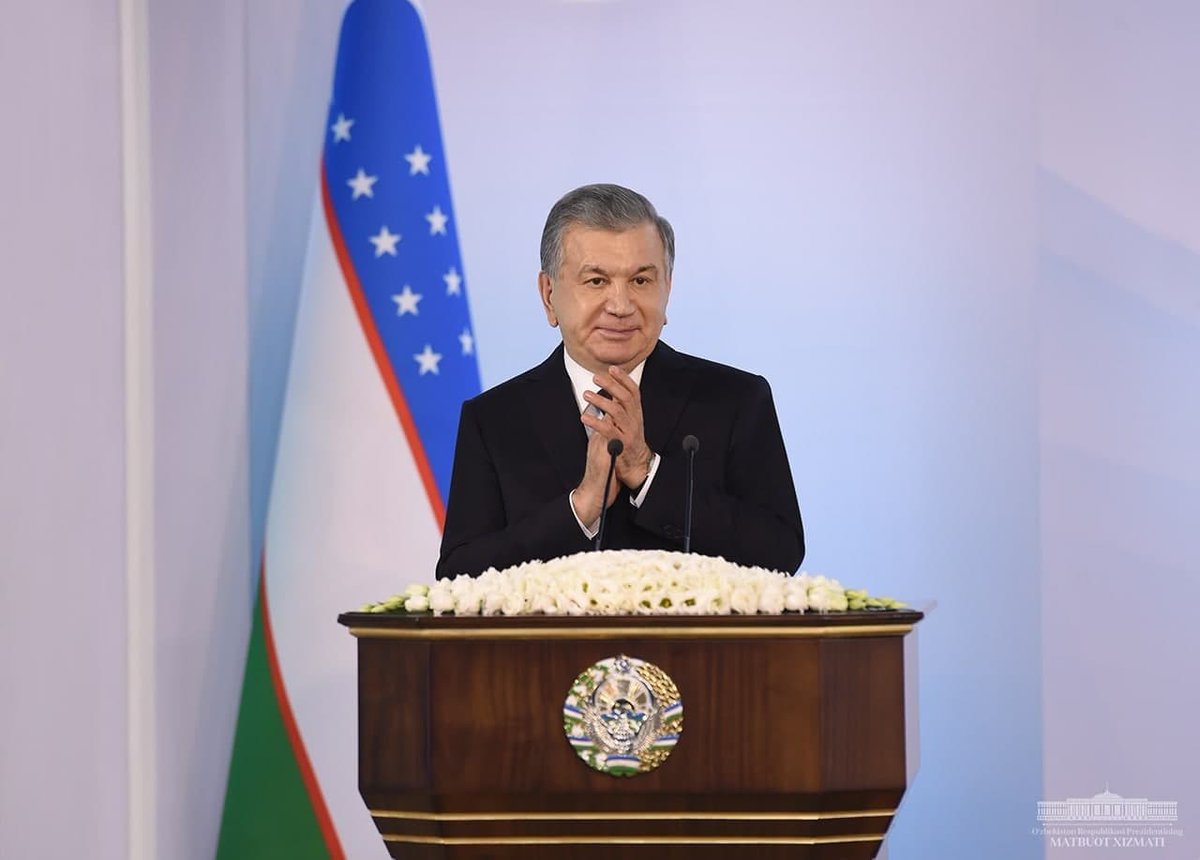 president_uz's tweet image. The President attends opening ceremony of Tashkent Metallurgy Plant, delivers keynote speech. Kicks off production process by pressing a symbolic button.

#Mirziyoyev #metalworking #newmill #launch
