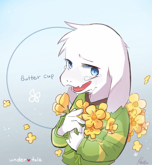 Undertale バターカップの花 らふぁとん Commisのイラスト