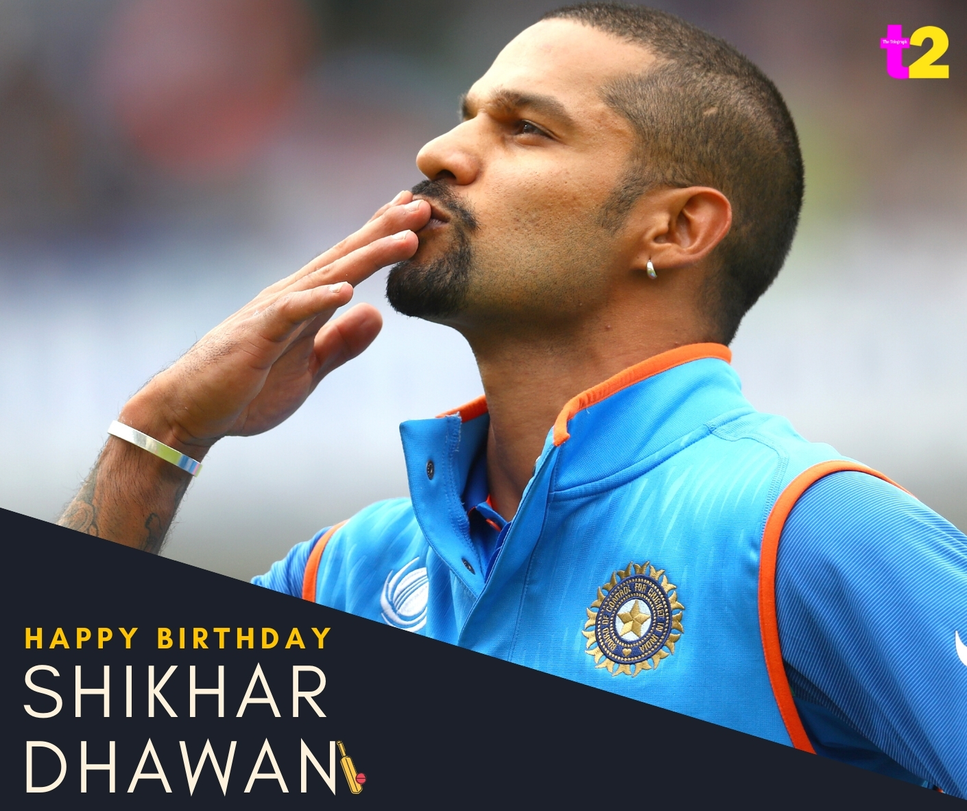 Here s wishing the Gabbar of Indian cricket, Shikhar Dhawan, a very happy birthday! 