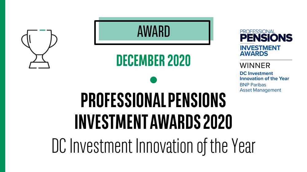 We have won DC Investment Innovation of the Year at the <a href="/ProfPensions/">ProfessionalPensions</a> Investment Awards 2020! This award is in recognition for our #innovative partnership with <a href="/nestpensions/">Nest Pensions</a> to give DC members access to a range of #privatecredit investments. More info: bnpp.io/fWSz50CCxM6