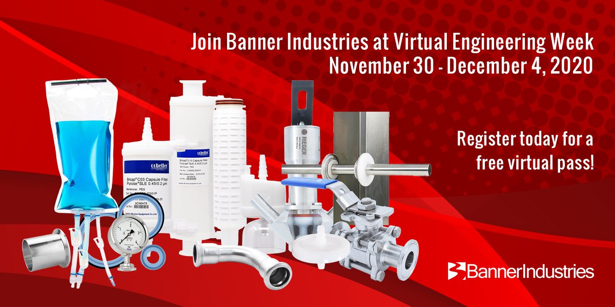 BannerInd's tweet image. Today&apos;s the last day of Virtual Engineering Week! We have enjoyed meeting &amp;amp; connecting with you all virtually this year. If you haven&apos;t had a chance to check out the show, it&apos;s not too late! You can still register here: bit.ly/3745PVB #VirtualEngineeringWeek #LifeScience