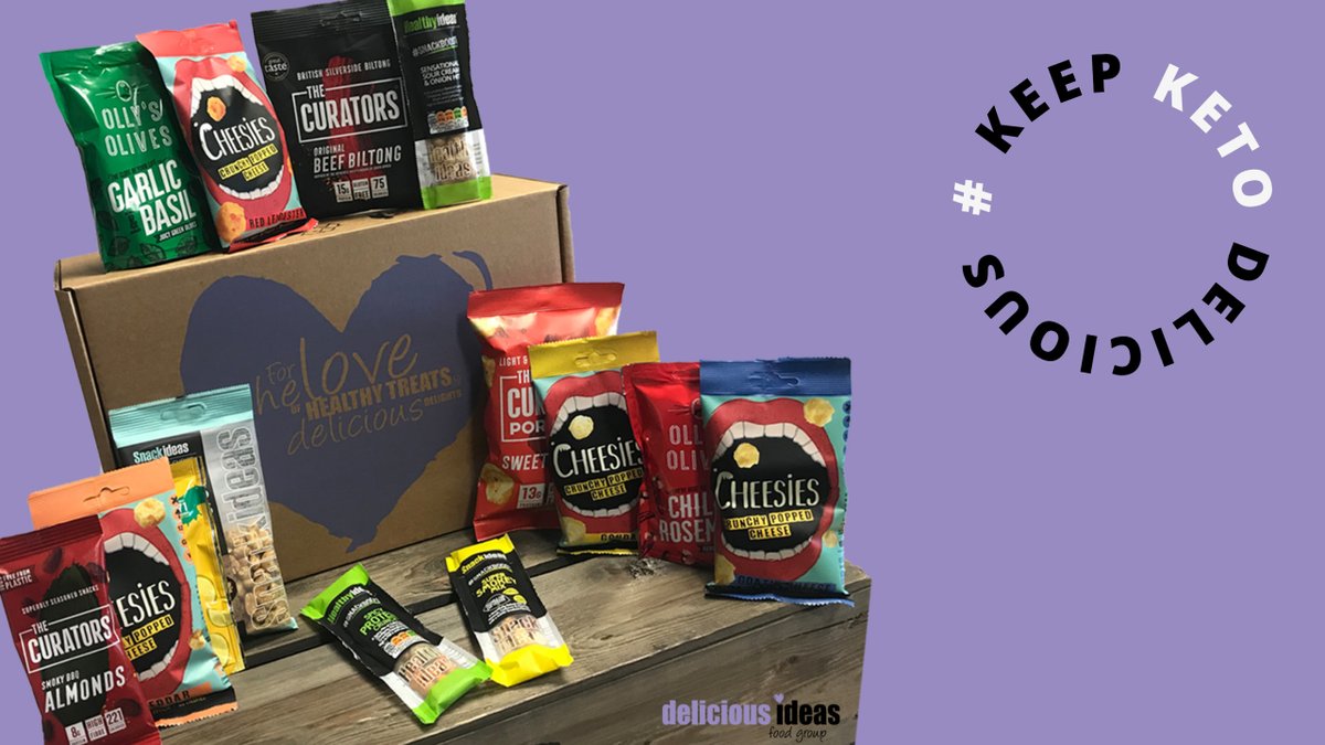 Deliciousideas_'s tweet photo. Our Keto Hamper is filled with the best #CarbFree snacks so is the perfect #present for your #Healthy friends &amp; family! Unite @SnackCheesies @ollysollys @WeRTheCurators SnackIdeas, and #Snackboost in one easy hamper and send with a personalised message. https://t.co/3Bsjs6nxnz https://t.co/25hE8W5V5r