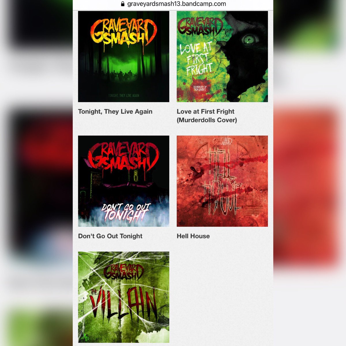 Today only, if you purchase downloads from Bandcamp, they will NOT take their cut, so all money goes to the artist. (GraveyardSmash13.bandcamp.com)