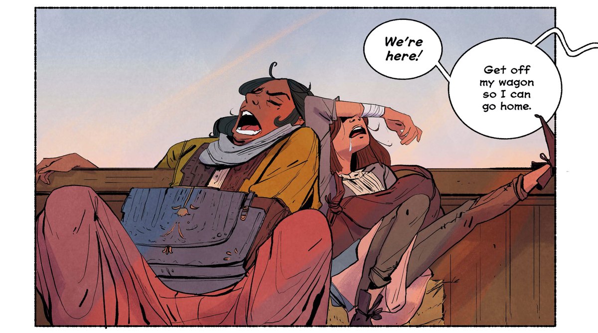 Road Trip
-
In the last stage of colors for our book SQUIRE, and it is so surreal to see these pages finally done. Husni and Aiza starting their adventure! (color assistance by @AiZenaku)