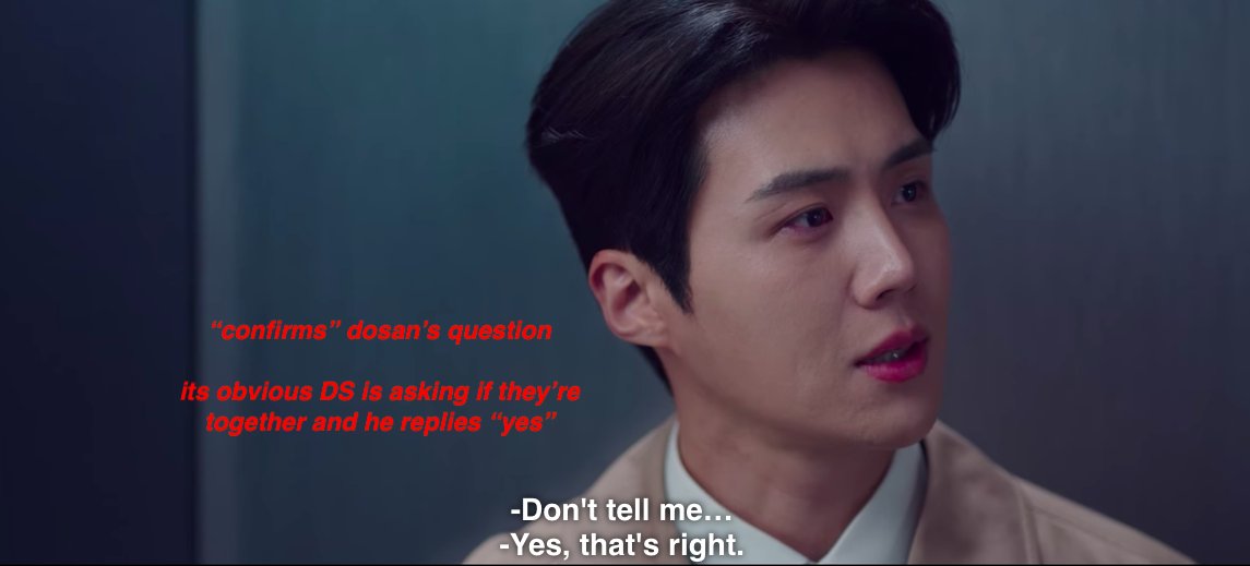 "Dosan is so manipulative"(someone pls tell me one time mr. nam was manipulative lmao)