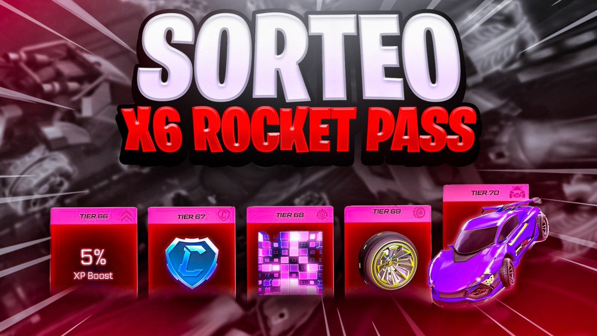 🎉SORTEO 6 🎁ROCKET PASS 8 🎉

💠REQUISITOS:

🔹Seguirme en Twitter.
🔸Seguir a <a href="/nereaandrade7/">DfreezeGIRL🦋</a>
🔹Dar RT
🔹Menciona a 2 personas.
📌Participa también en el Tweet citado 

📅Termina 12/12
⚠️Para todas las plataformas!

🍀Mucha Suerte! #Ad