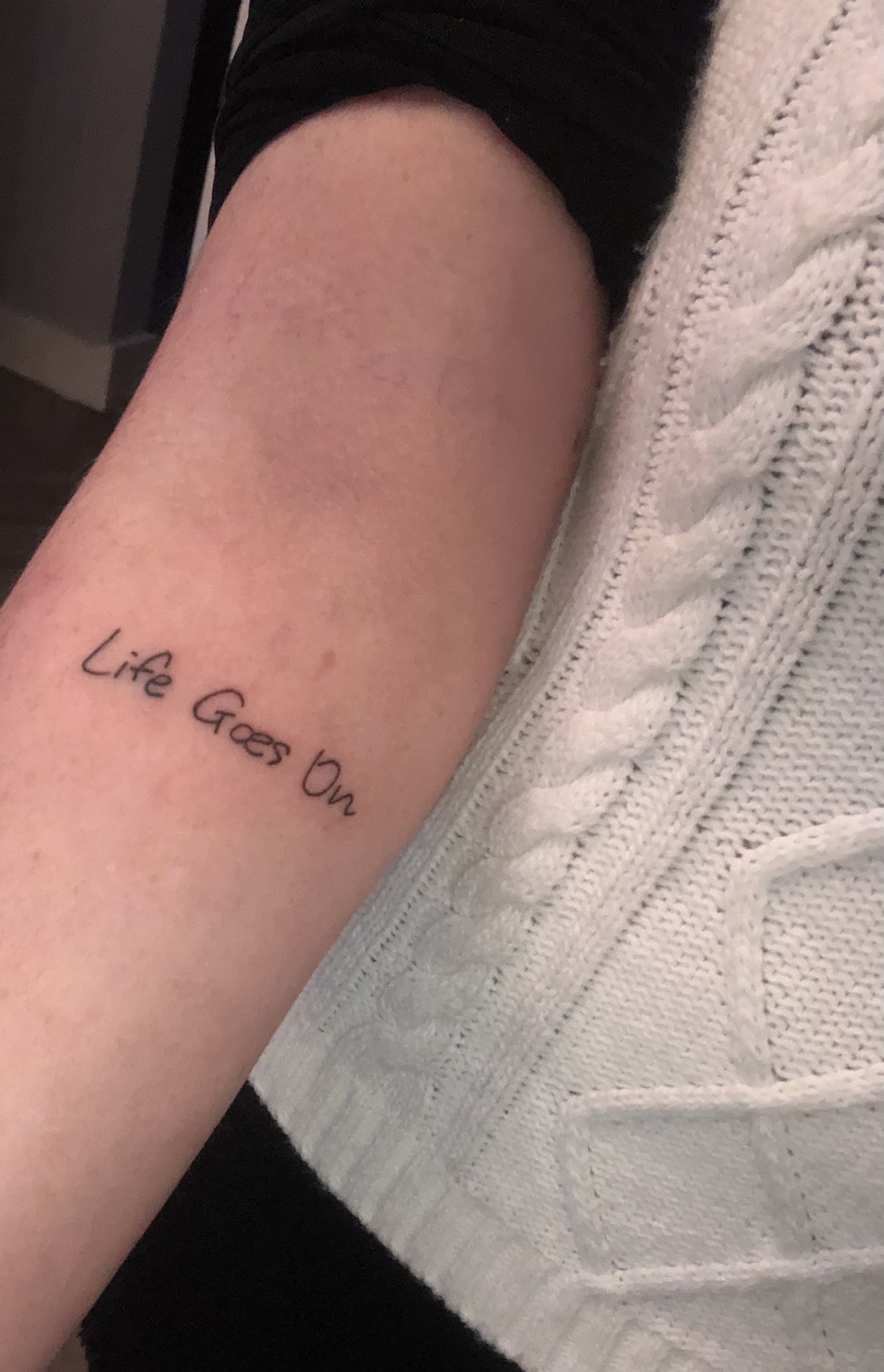 Quotes Tattoo Life Goes On QuotesGram