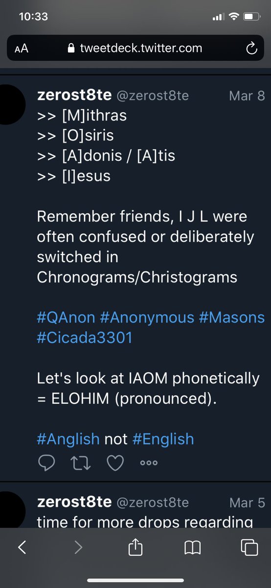 zerost8te's tweet photo. If you know your religions, histories, and legal and common law construction of words and letter, you’ll get the bigger picture:

IAO = I am the Alpha and Omega 

#Anglish #Masons #Christic #Spirit #history #language #arts https://t.co/85Z5VbpDcC