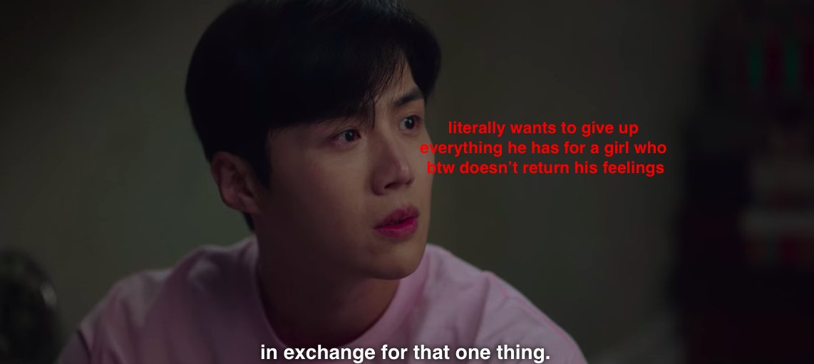 "Dosan puts all his happiness onto a girl" (this one really bugs me bc: entering sandbox, making MONEEEY, CODA, wanting JP's mentoring etc were all his goals pre-meeting dalmi but ppl just ignore that?)