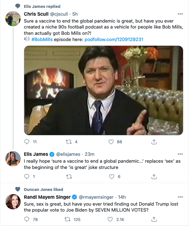 lloyd_t's tweet photo. @elisjames @cjscull As much as we're all hoping it'll catch on, this is my timeline.. https://t.co/tUT9TDj6TI