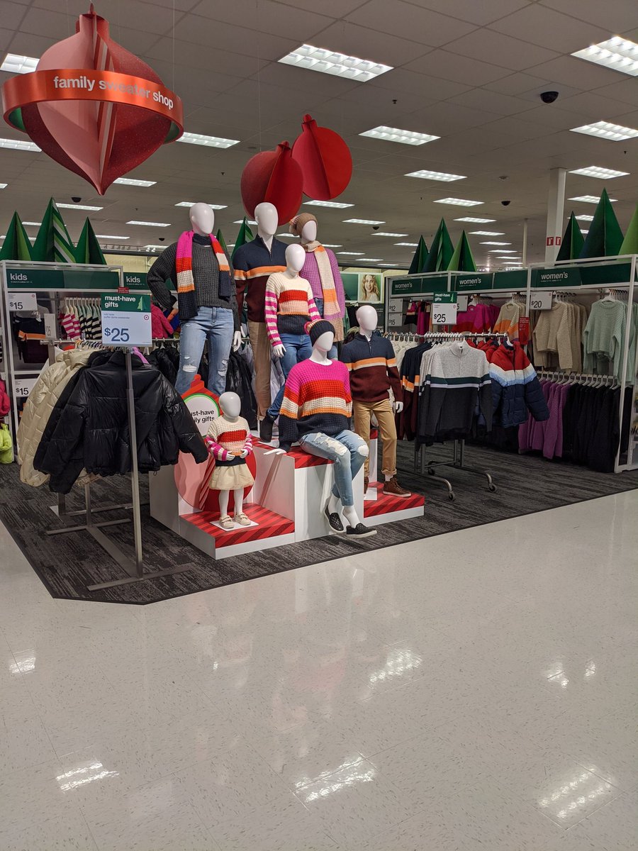 VM_Connor's tweet image. I wanted to show off some of the different things we are doing at #T2186 this week!! We redid our Men's shoes, accessories, &amp;amp; outerwear. Family sweaters came in too! #TargetStyle #VisualMerchandising #WorkSomewhereYouLove @Bryjudy @Matt_Mc_3 @DZeppuhar @madeleinepm23