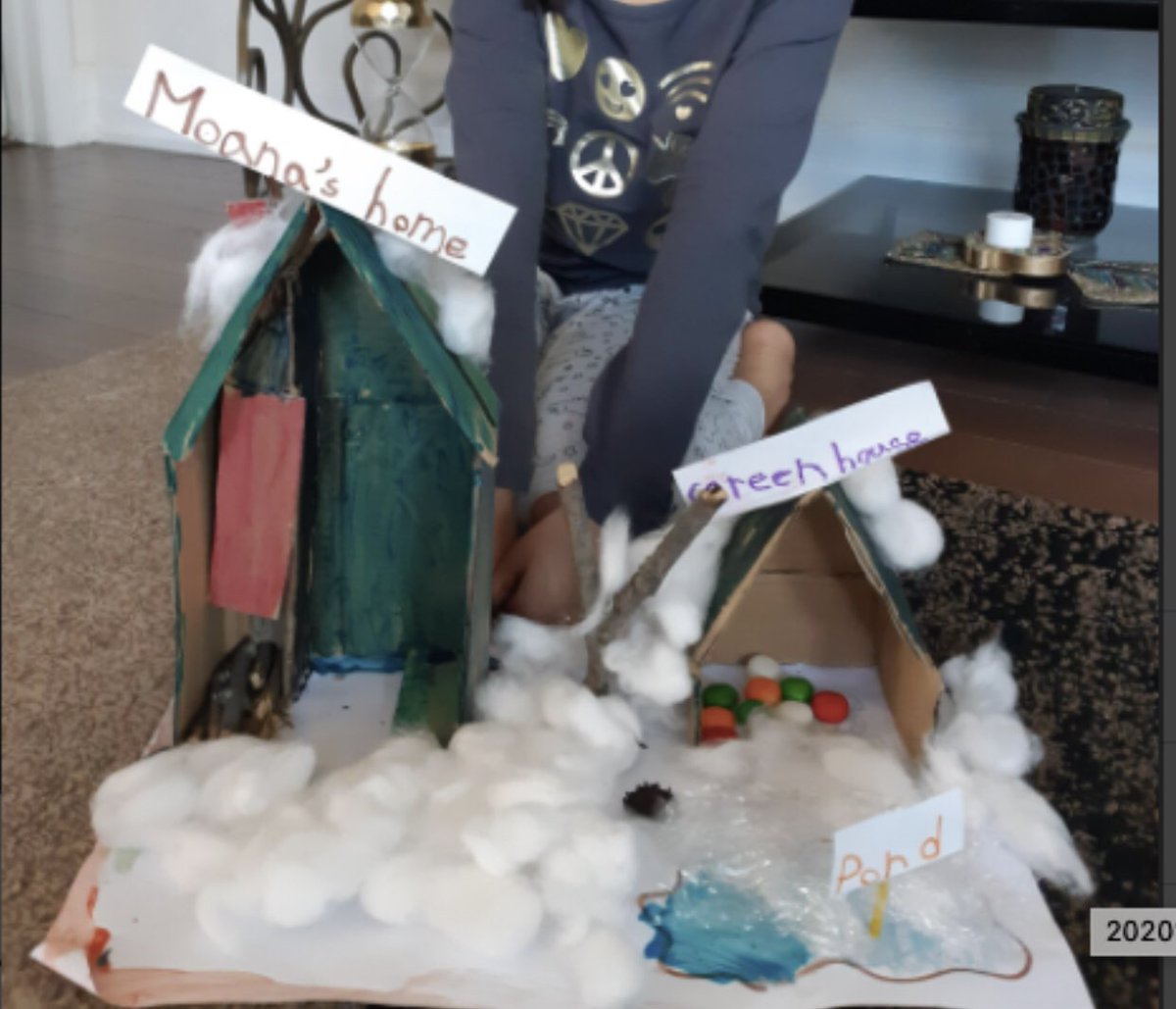 Ms_J_Cruise's tweet photo. Students are engaged when tasks are relatable and empathy driven. We helped Moana get settled into her new home. Ss demonstrated their understanding of how we adapt to changing seasons &amp; climates in Gr. 1 ⁦@DSBNVirtual⁩ #STEMeducation https://t.co/IiHBJVeyxI