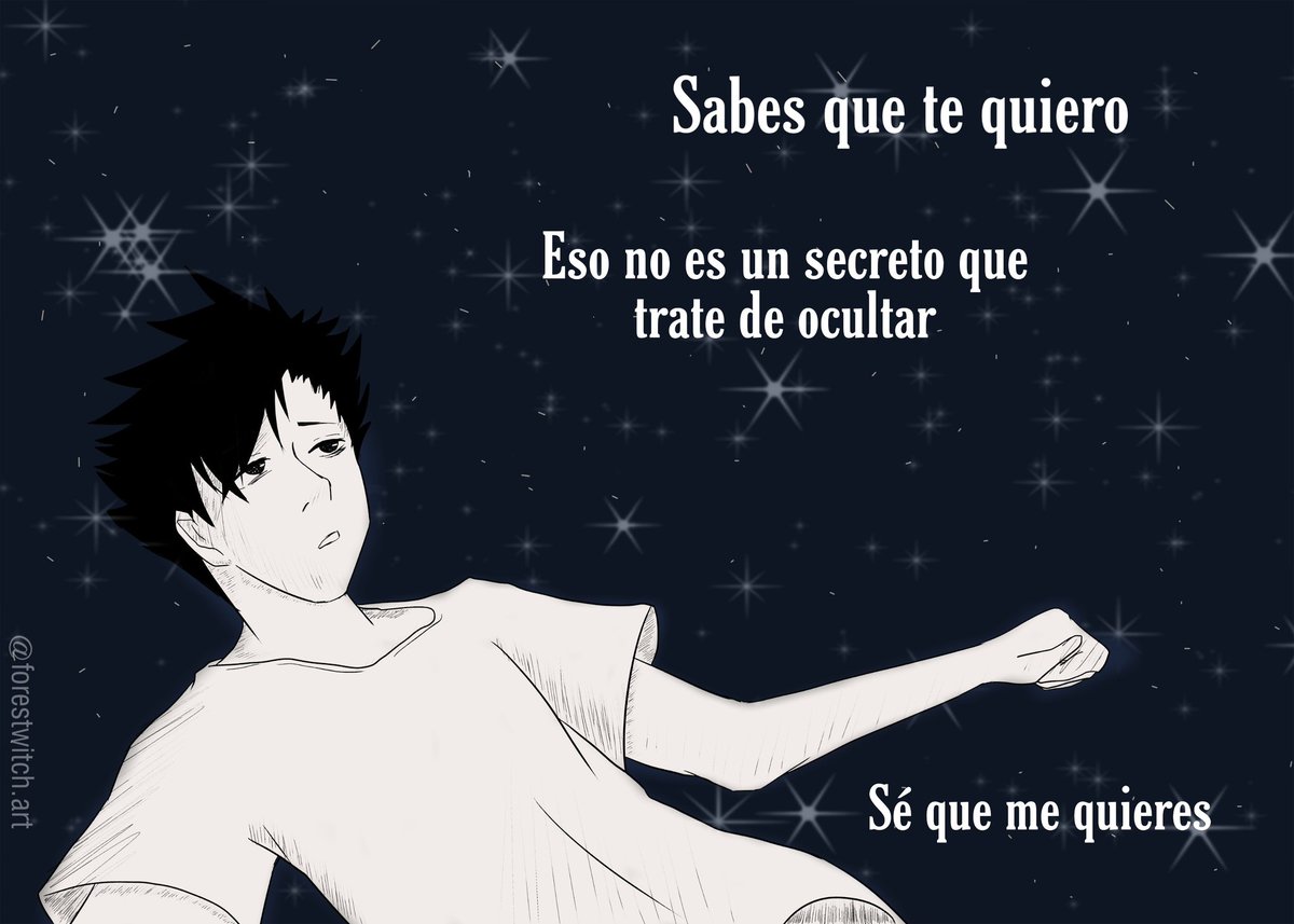 Ataraxia59's tweet photo. Reescrito en las estrellas✨🎇

#KuroAkaWeek #KuroAkaWeek2020

Día 1: Estrellas

((En epoca de finales es lo unico que pude hacer)) 
((La firma es el @ de mi instagram))

#Haikyuu https://t.co/UTRVAE9uWP
