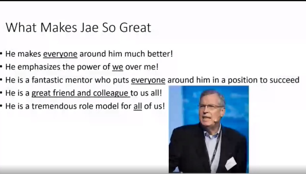 IAMConsortium's tweet photo. And the IAMC Lifetime Achievement Award goes to... James Edmonds! @PNNLab Who else? Congratulations, Jae! #IAMC2020 https://t.co/16kC1Pq2qn