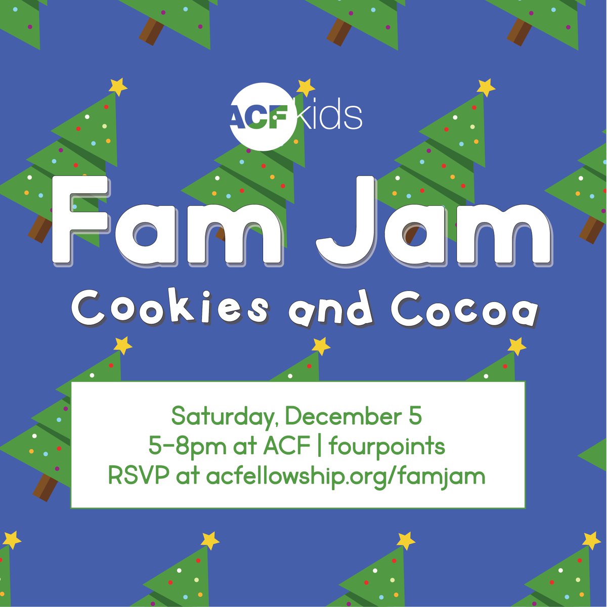 ACFellowship's tweet photo. Bring the family and enjoy some Christmas fun together! Rsvp at https://t.co/5xQeHxV0DC.  We can't wait to see you! https://t.co/NDluAvKCLd