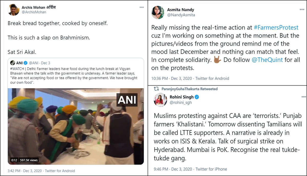 Many activist who masquerade as a journalist learnt a bitter lesson in 2019 - most Indians back NM unconditionally. Ever since, they've been trying to latch onto anything which they desperately hope with unseat NM. It was Shaheen Bagh earlier, its farmer's protest now.