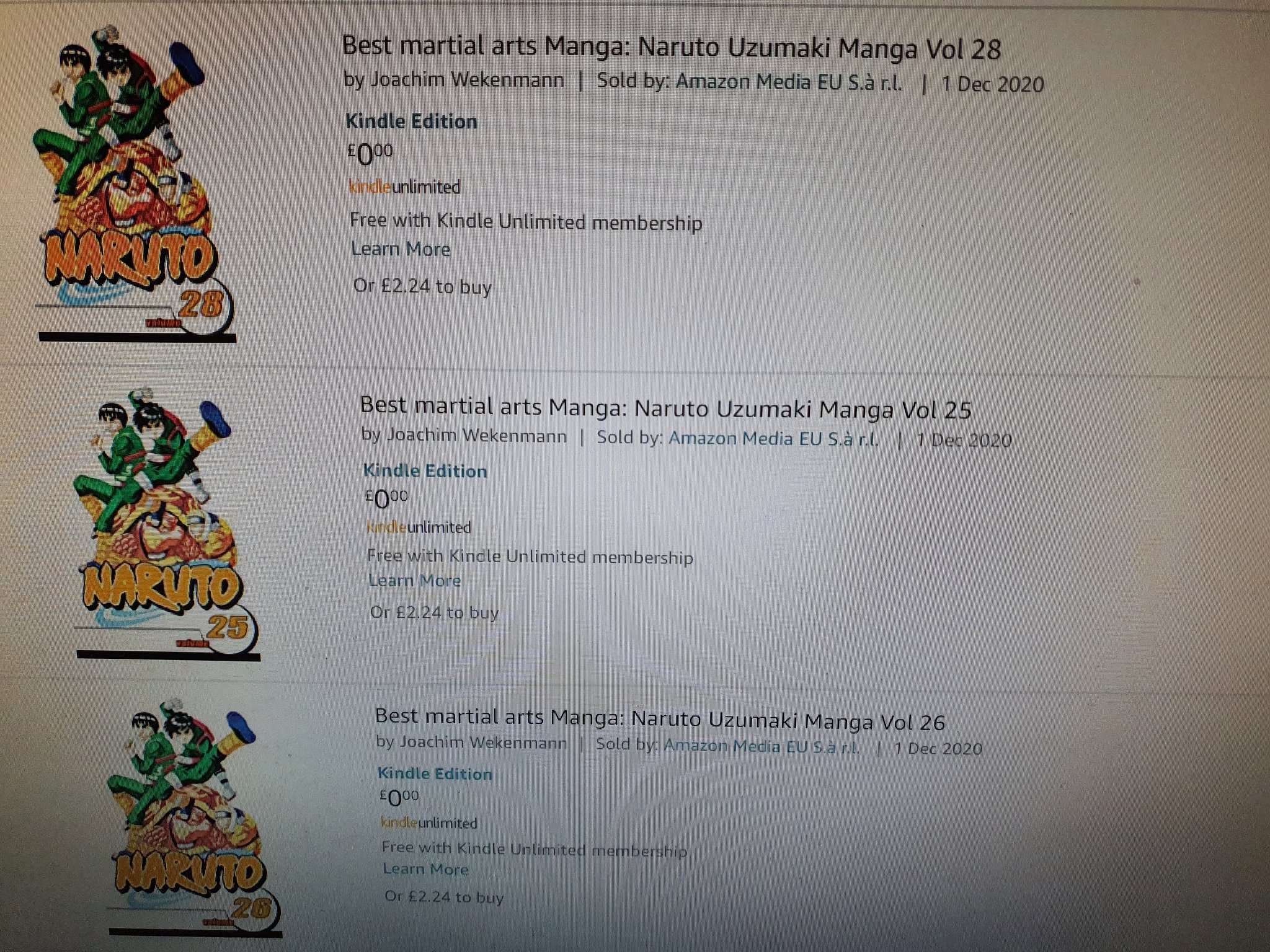 That Man And His Manga Look At Amazon Putting Illegal Scans Up For Free On Their Kindle Unlimited At The Same Time Targeting Copyright Holders And Suspending Their Accounts T Co Wvue9eqran