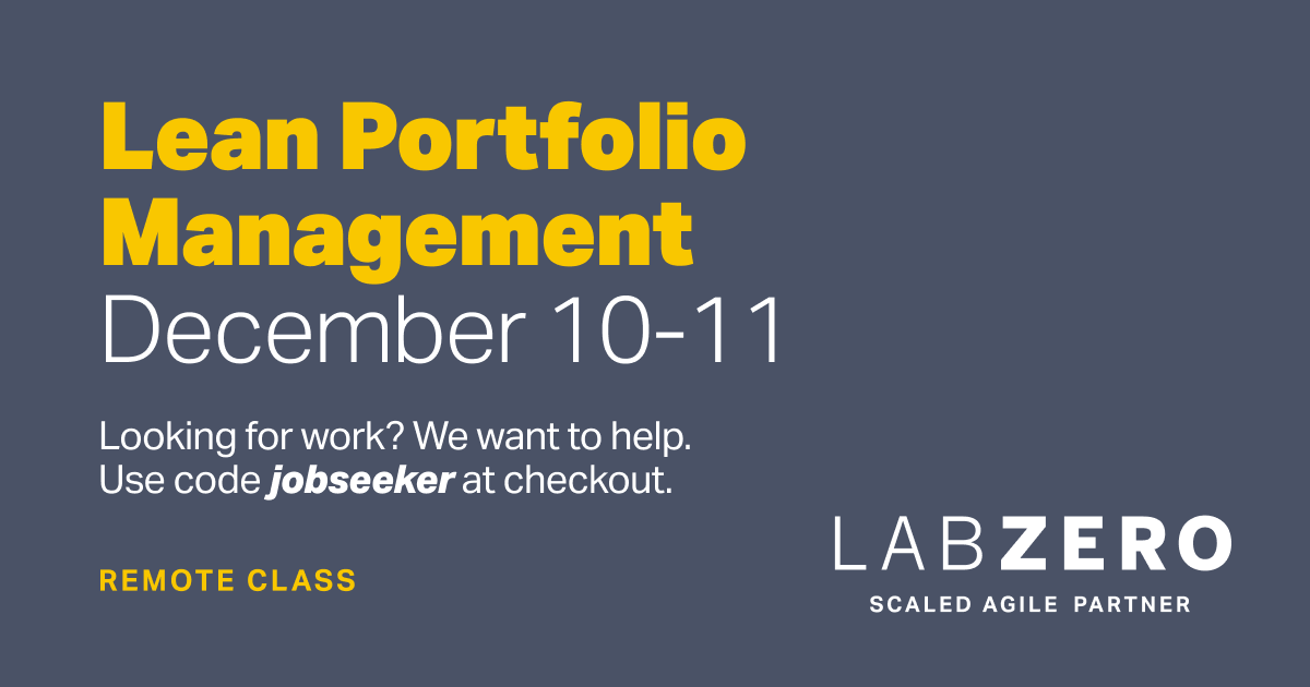 labzero's tweet photo. Is your corporate strategy aligned with Scaled Agile? It can be.
https://t.co/ibe1f0STvO
Learn SAFe with the people who practice SAFe. https://t.co/S5IYc4gVnb