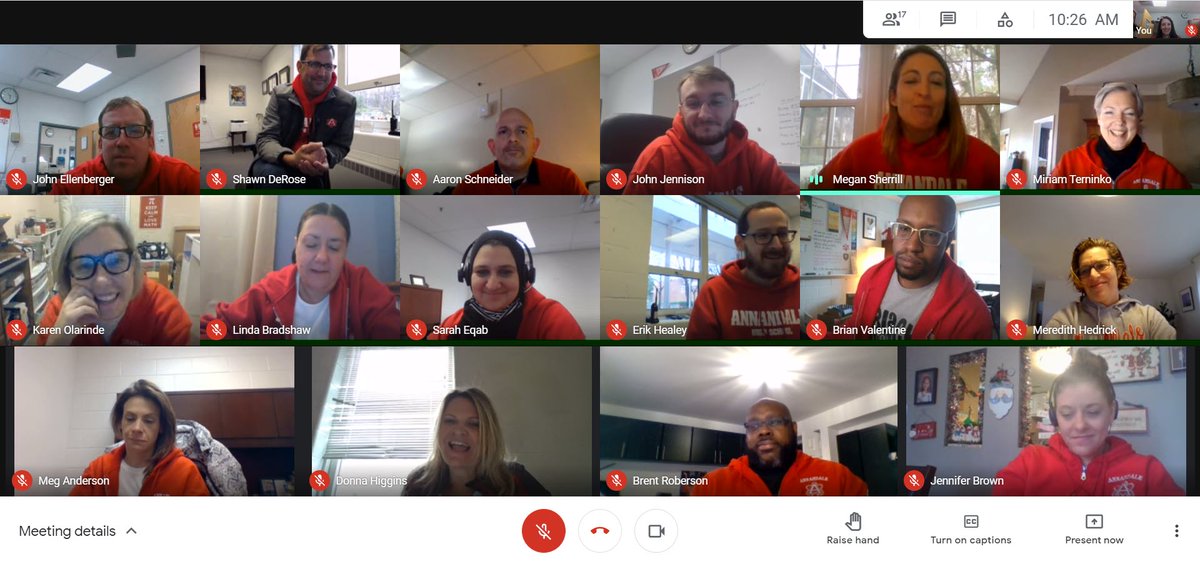 Admin and Coaches showing their #AtomPRIDE in Annandale Red today. #AtomNation <a href="/AnnandaleAtoms/">Annandale High School</a>