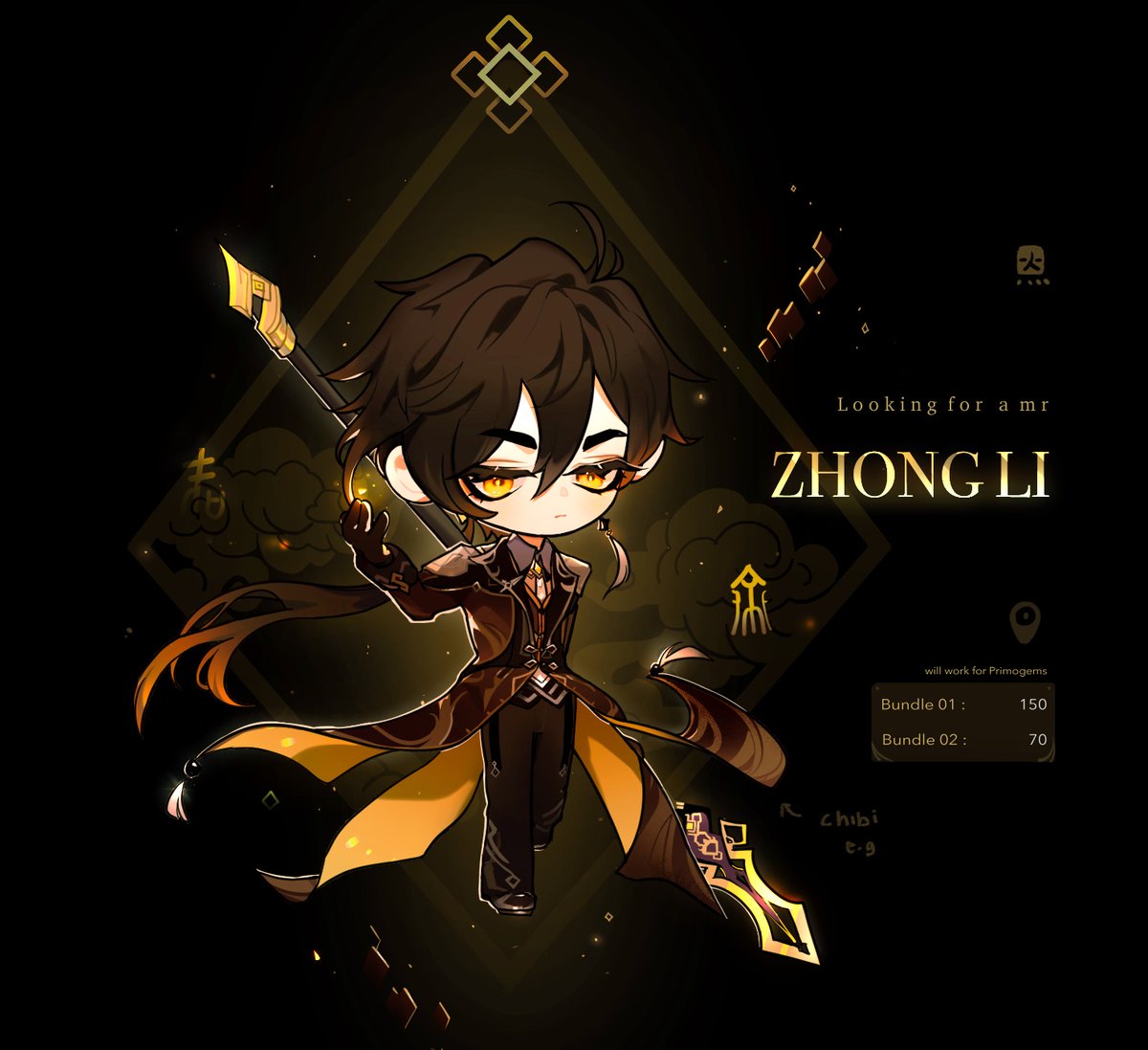 [ RTs 😳💖 much appreciated ] 

Hi, I'm back! This time I'm opening commissions for rolls in gs to .. to get Mr Zhongli 😭🙇‍♀️ Please be my childes.. This will close on 9 dec 🥳

Form : https://t.co/xwu56E3SIB 