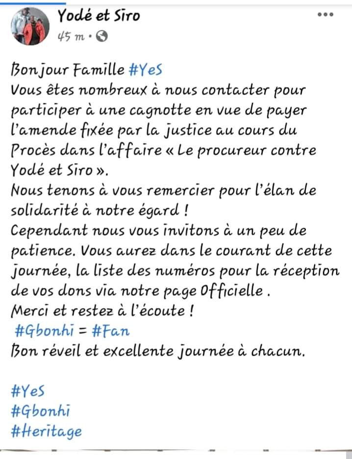 ZonePresse_'s tweet photo. La levée de fonds débute bientôt.
#YodeEtSiro https://t.co/9tvKQ2ScHa