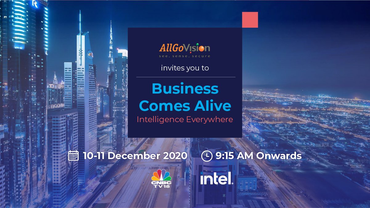 AllGoVision's tweet image. #AllGoVision is happy to be a part of #BusinessComesAlive #IntelligenceEverywhere presented by @CNBCTV18Live &amp;amp; #IntelIndia. Join the session to learn about our solutions on #AI based #VideoAnalytics for Safety, Security and Operations.
intel.ly/3onKEVM