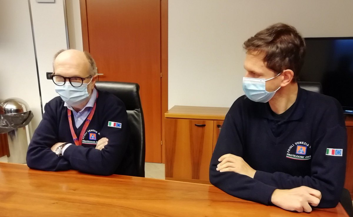 Riccardi_FVG's tweet photo. 🔴ULTIM'ORA🔴 AGGIORNAMENTO #MALTEMPO #FVG 👉🏻 Abbiamo convocato per le 16.00 il comitato d’emergenza. Al termine della riunione da poco conclusa tra il centro funzionale decentrato della #ProtezioneCivileFvg e l'#Osmer, prevediamo un possibile peggioramento delle condizioni (1/2) https://t.co/pSn3ZVxBm6