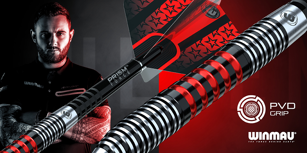 Winmau's tweet image. Joe Cullen 🔴⚫️

Joe's signature dart barrels combine precision engineered grip and profile with stunning looks to deliver ultimate control and an iconic design to the next generation of world class players.

#WinmauLaunch #TheRockstar