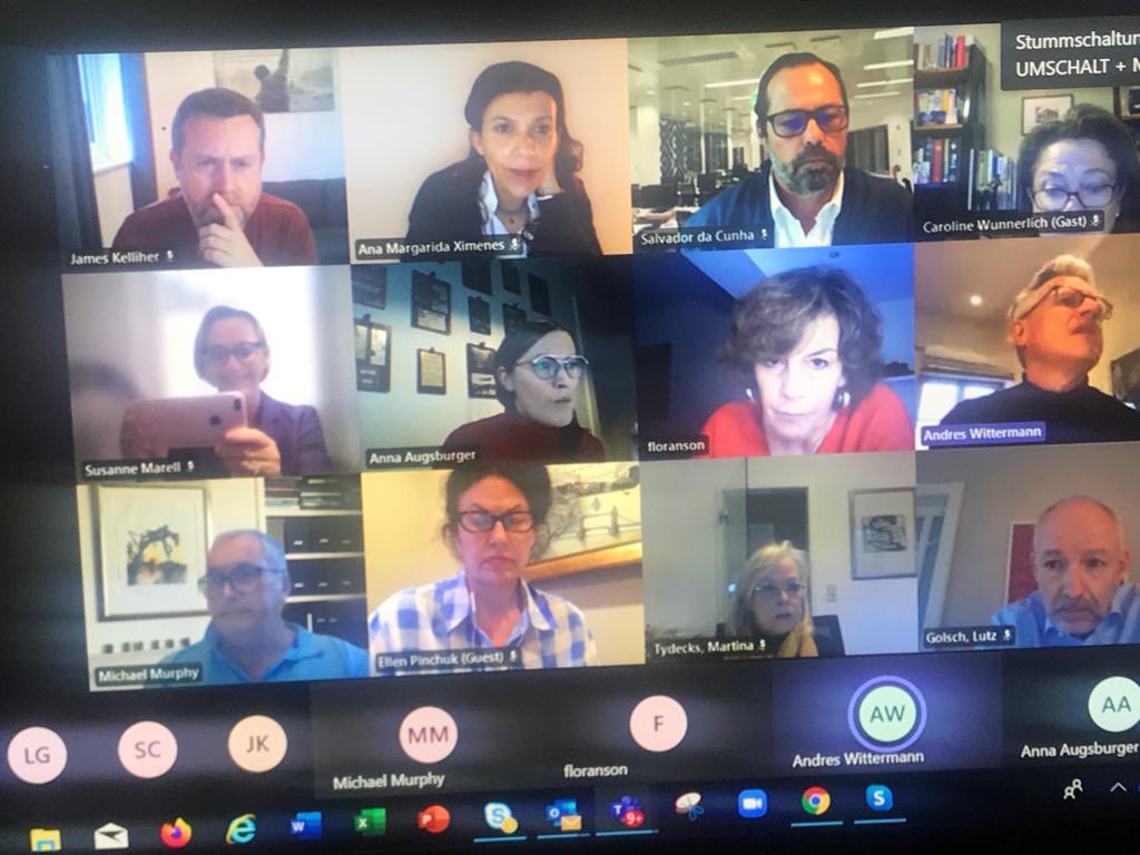 We are at it again! Like every year, the jury of @EEA_Info is meeting to discuss and judge entries in all categories of #communications. Missing the usual buzz and joy of meeting for real but the excitement of the competition is still there!