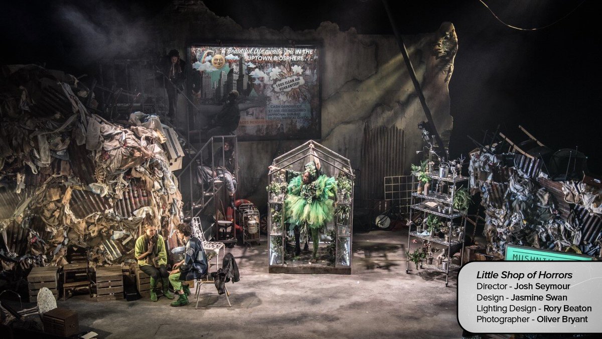 Day 4 is...JASMINE SWAN - Set & Costume Designer  @jasmineswan01 Little Shop of Horrors  @LAMDAdrama & Armadillo  @YardTheatreShook on film   @PapatangoTC  http://jasmineswan.com&nbsp; #25DaysOfDesigners