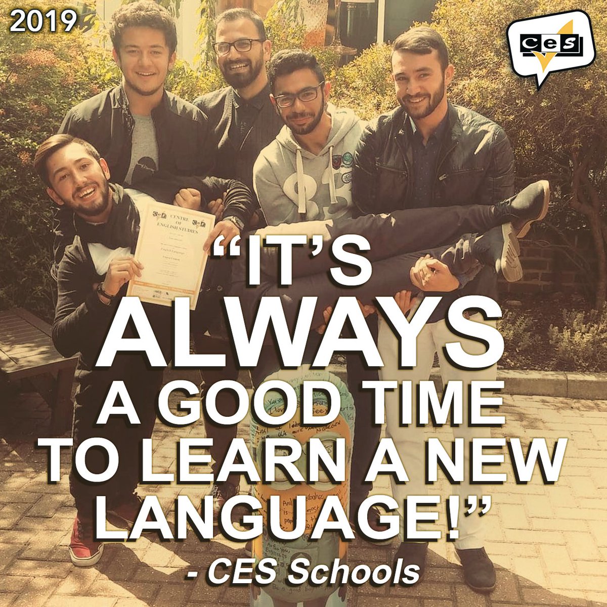 CESDublin's tweet photo. Yes, it is!! What are you waiting for?! 💛❤️

“It’s always a good time to learn a new language”

#CESDublin #ESL #OnlineEnglish #LearnEnglishOnline #ESLOnline #LearningEnglish #Quote #CESTribe #Life https://t.co/w7i0CU1bJD