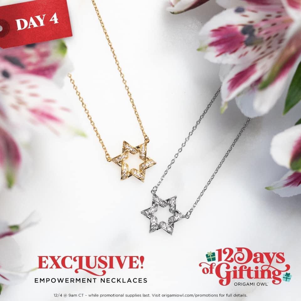 12 Days of Gifting continues with three new items! Get them today before they are sold out! Shop at: hopegrace.origamiowl.com
