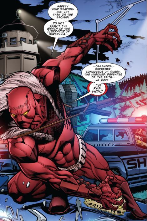 Red Lion (DC-2016) vs Black Panther (Mvl-1966)