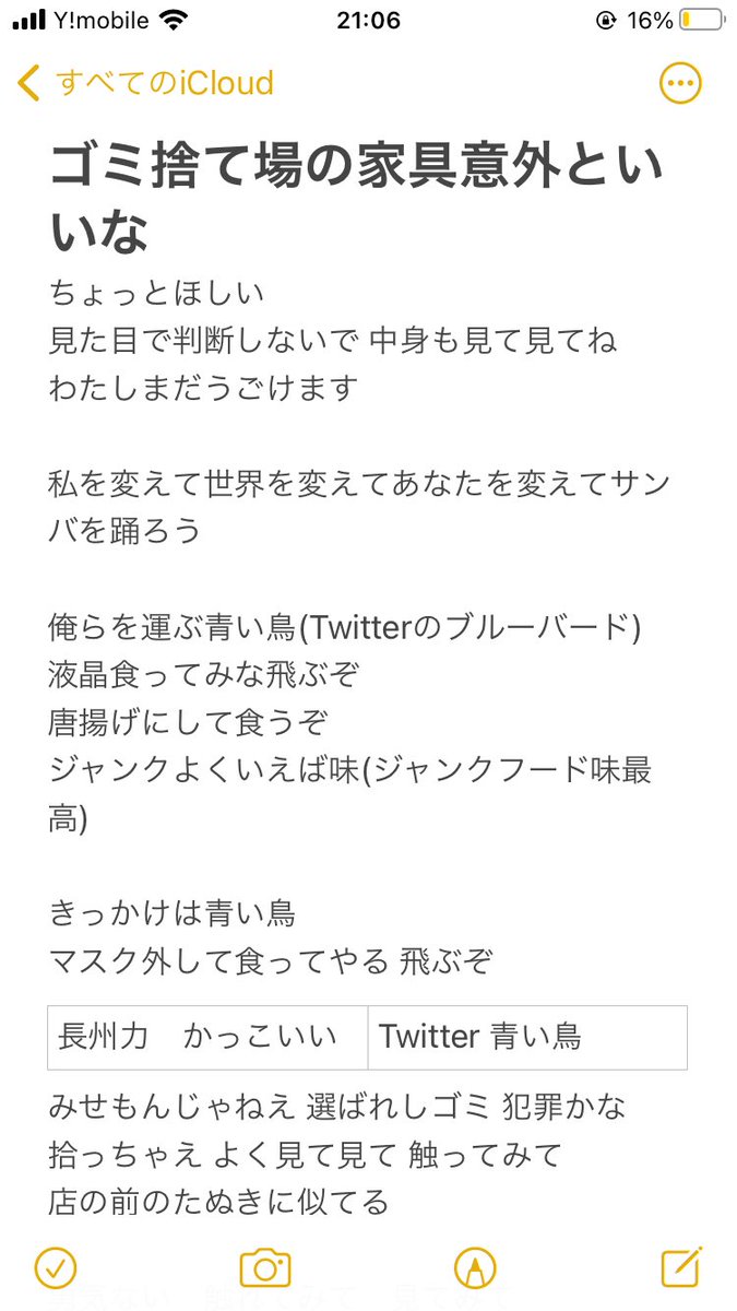 タンスにゴン タンスにゴンです ｴｰﾝﾍﾞｼﾍﾞｼ 13回目のチャレちん通過することができました わたしなりのwackちん 応援歌のつもりでした 投票してくれた方ありがとうございます T T 欠点だらけのおいドンですが 昨日の自分より進化します 歌詞のメモ