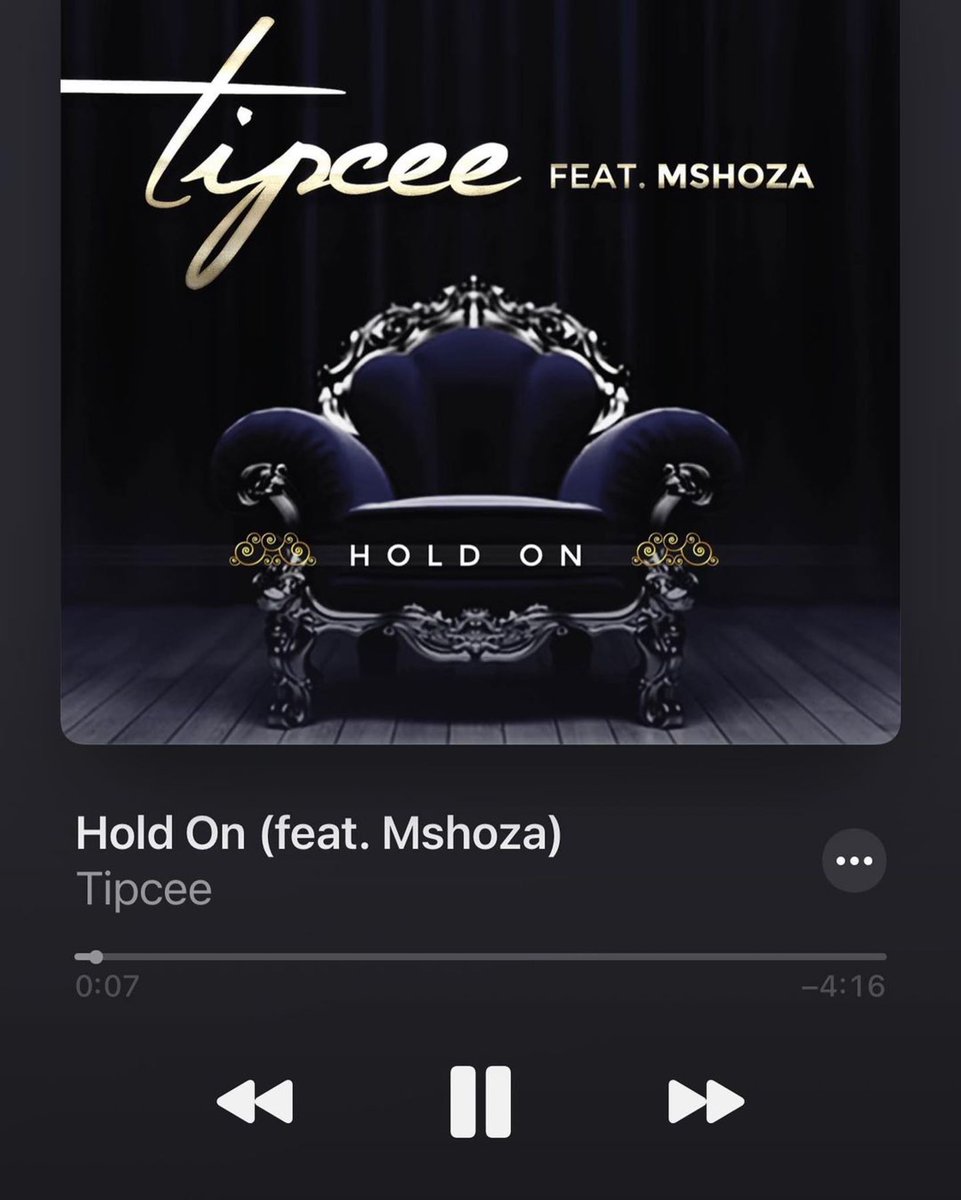 #HoldOn @tipcee3 thanks for giving us this hit🔥🔥🔥kodwa mshoza😭😭 https://t.co/WcWwp7l0f0