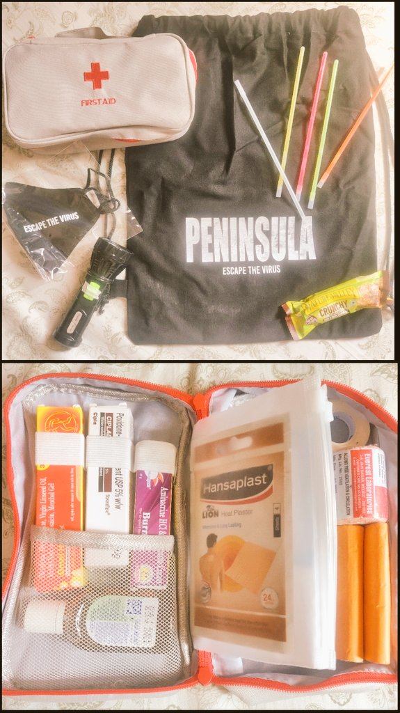 DIVYASOLGAMA's tweet photo. Thank You, 
Team #Peninsula for these lovely survival merchandise.

RJ #DivyaSolgama

#traintobusan2 #TrainToBusan #ZeeStudios #YeonSangHo 
@kross_pictures @ZeeStudios_ @ani035 @StevenNamPD @movie_n_NEW @gdw_th @MermaidJH @HyunwooThomas @Chhitra3 #RedPeterFilm @Sunshine_1270 https://t.co/o8ZRUxpqYW