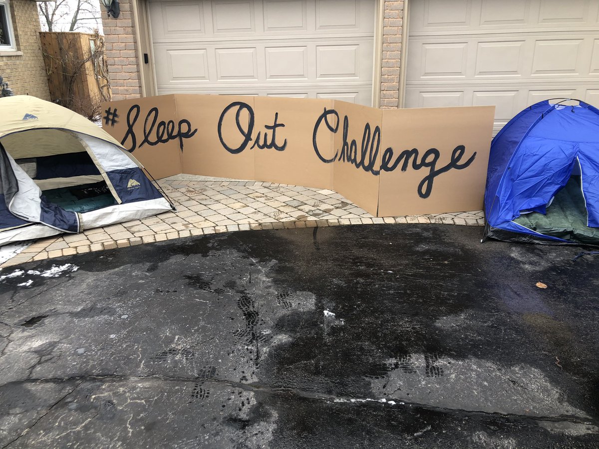 DuncArmstrongQW's tweet photo. 24 hrs from now we will be unwrapping up the #SleepOutChallenge for the homeless. Hope we hit our $10,00 goal Send good weather @BillCoulterTO @poojahandatv @mikamidolo @GurdeepA https://t.co/Ixi2KkO4b7