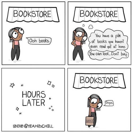 Its a vicious cycle everytime I walk into a bookstore.

(Source: YeahItsChill)