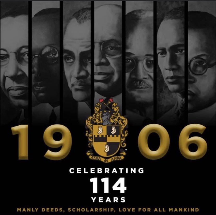 docdrewlovett's tweet image. Happy Founders’ Day to the Men of Alpha Phi Alpha Fraternity, Inc! 114 years of manly deeds, scholarship, &amp;amp; love for all mankind! 🤙🏽 #SPR99 #7GoldenChildII #JCSU #AO