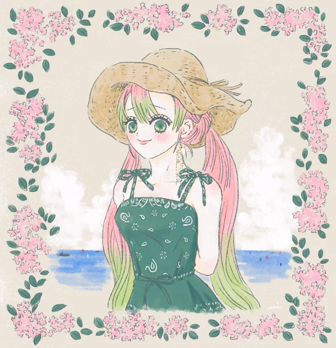 #繋がらなくていいから俺のおばみつを見てくれ
 夏に描いたおばみつ 