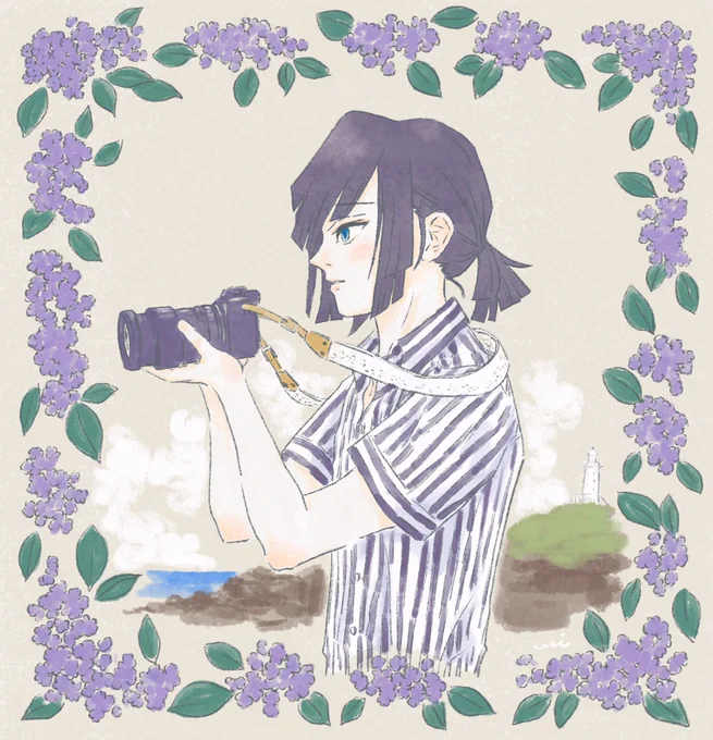 #繋がらなくていいから俺のおばみつを見てくれ
 夏に描いたおばみつ 