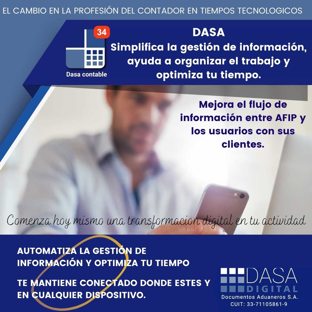 ContableDasa's tweet image. Te seguimos acompañando con la bonificación del 100%.   Animate, conoce y proba la App. Es un sistema cómodo y sencillo de usar que centraliza y pone a disposición todas las NOTIFICACIONES que envía AFIP a través de
E-VENTANILLA, en cualquier dispositivo (móvil y web)