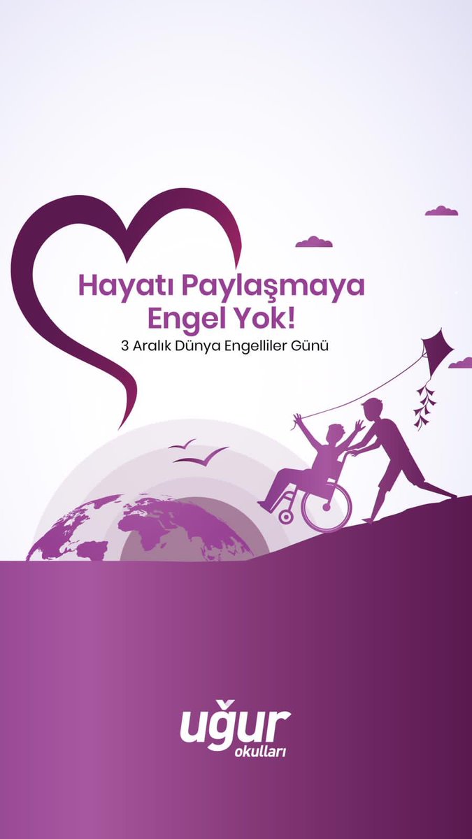 UhlTrabzon's tweet photo. Sevgi ve empati ile aşılamayacak engel yok. Engel olmayalım, farkında olalım. 

#3AralıkDünyaEngellilerGünü https://t.co/uF2uVE3T1r